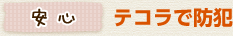 安心 テコラで防犯